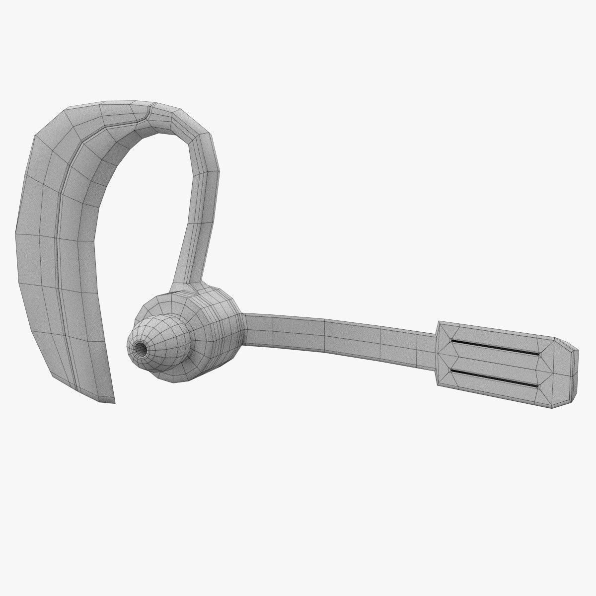 Bluetooth Headset 3D model_9