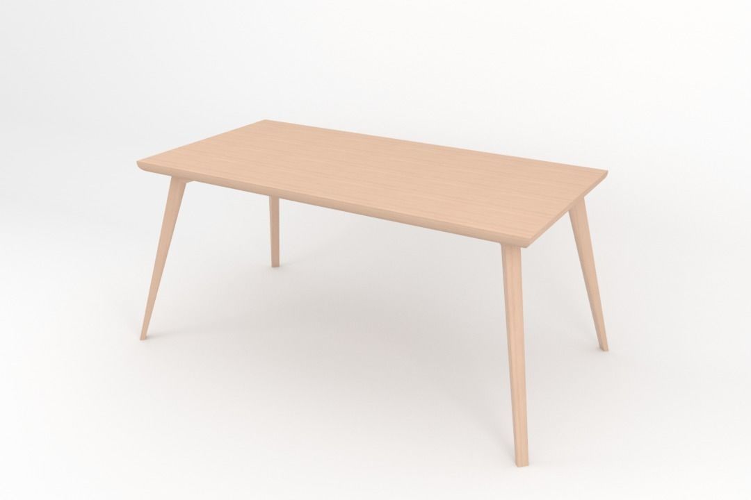 Karimoku New Standard Scout Table 180 Free 3D model