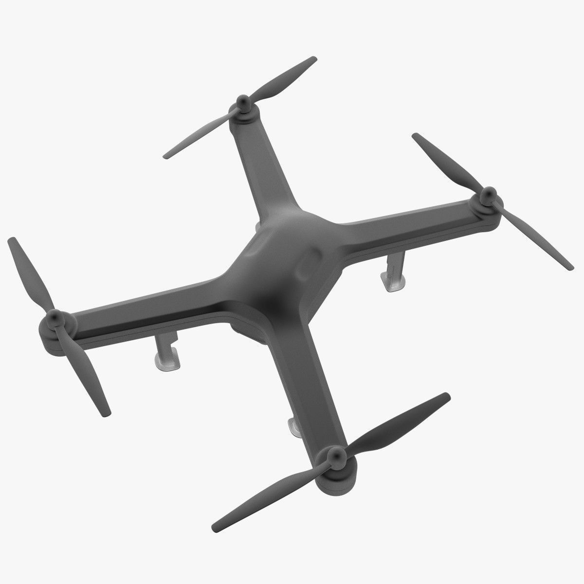 Drone 1 with propellers 3D model_2