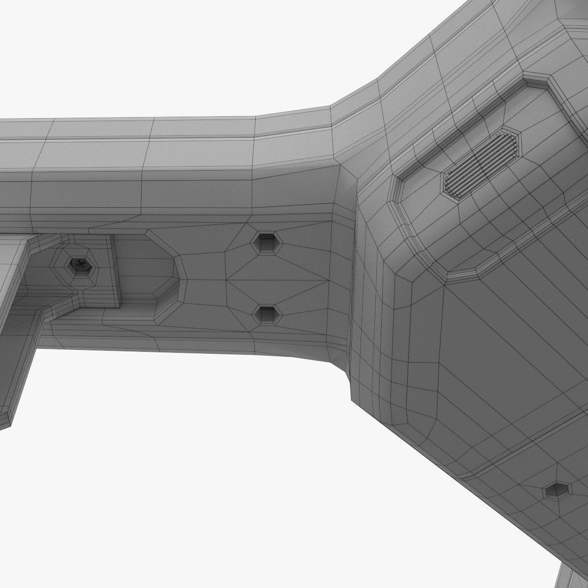 Drone 1 with propellers 3D model_13