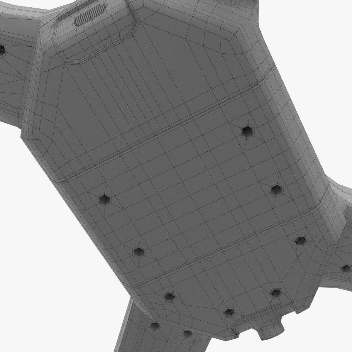 Drone 1 with propellers 3D model_16