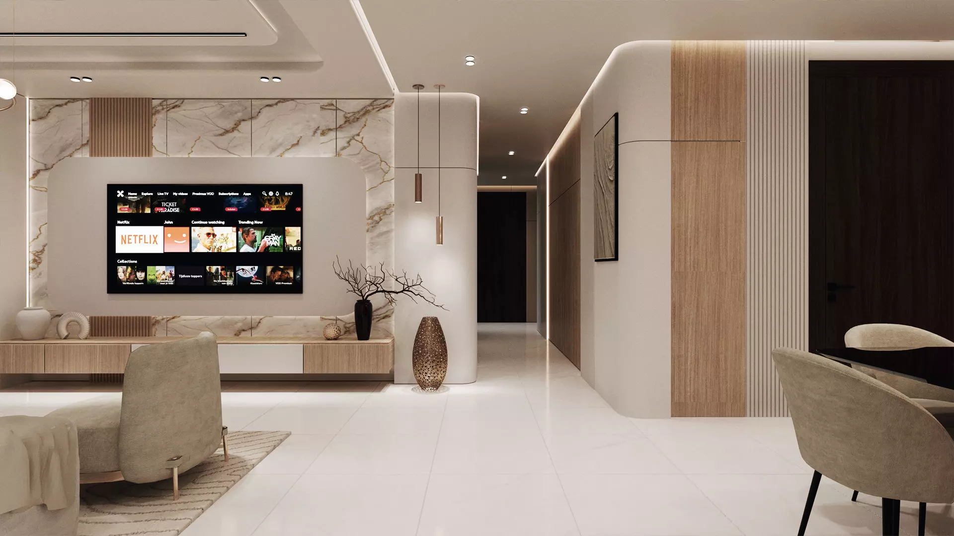Apartment interior 3D model