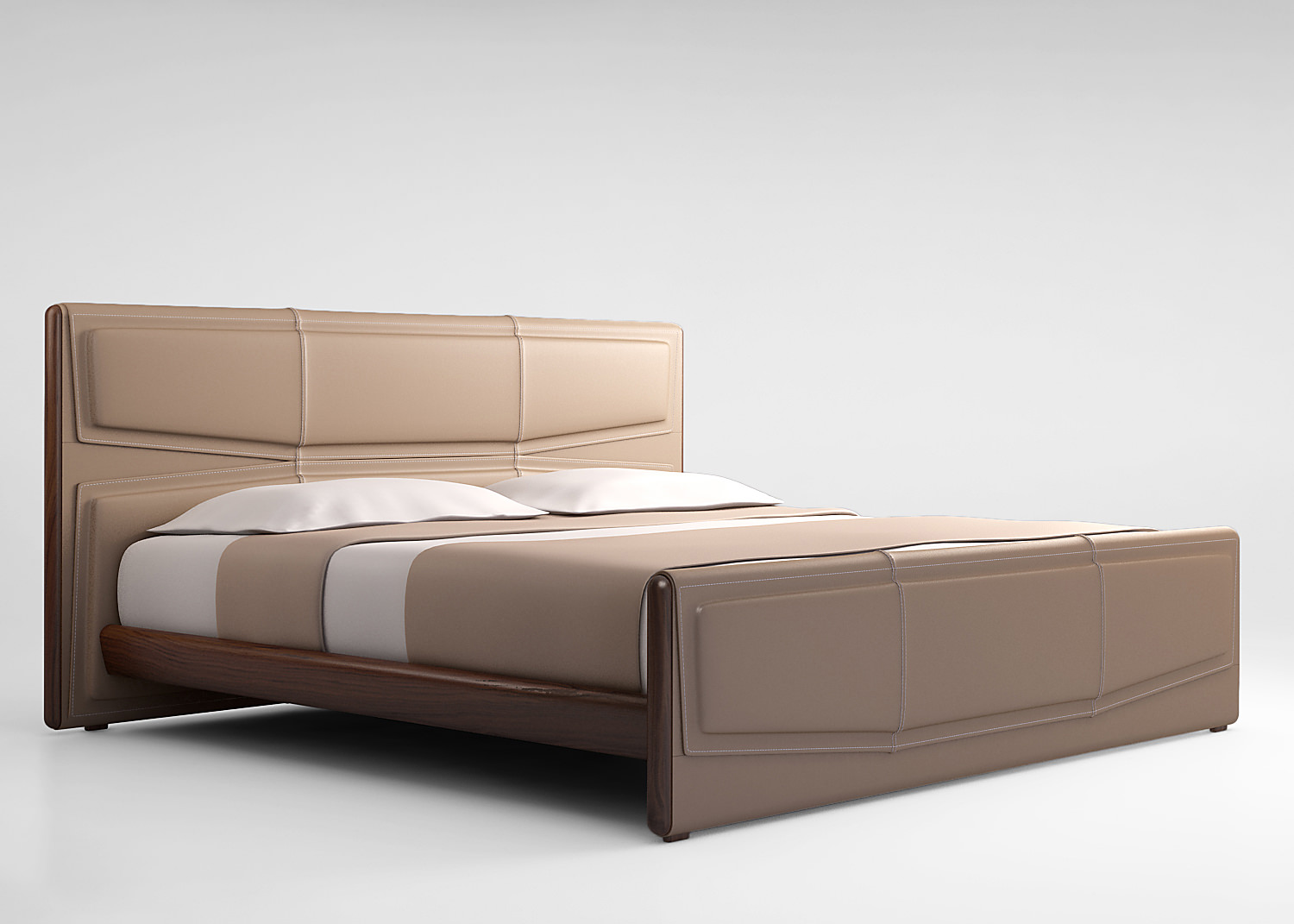 Giorgetti Pochette bed 3D model_3