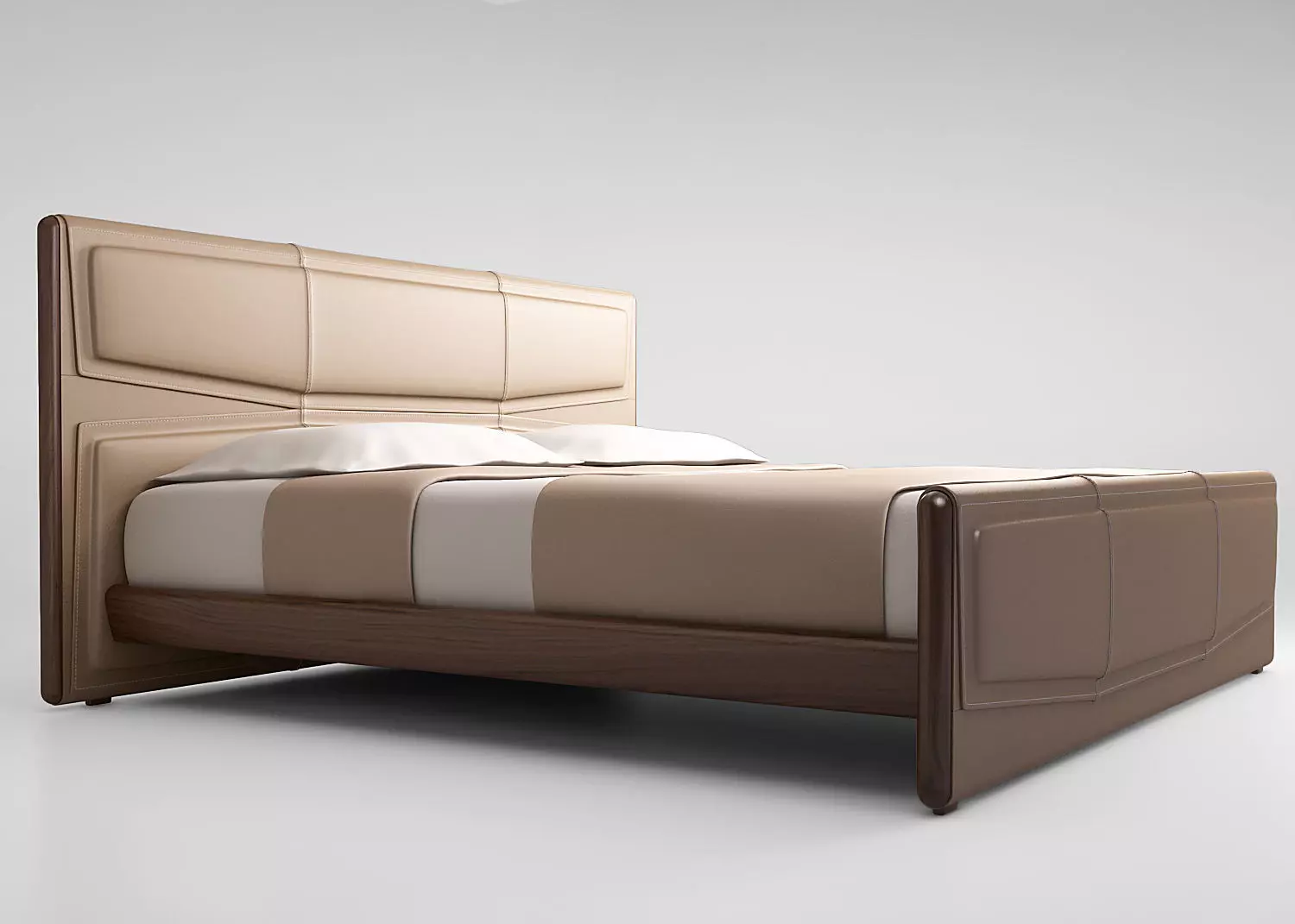 Giorgetti Pochette bed 3D model_0
