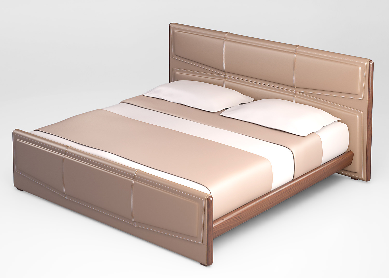 Giorgetti Pochette bed 3D model_4