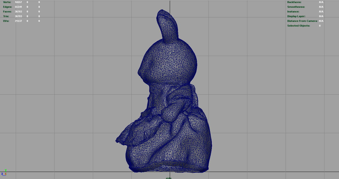 Rabbit Mother Low-poly 3D model_13