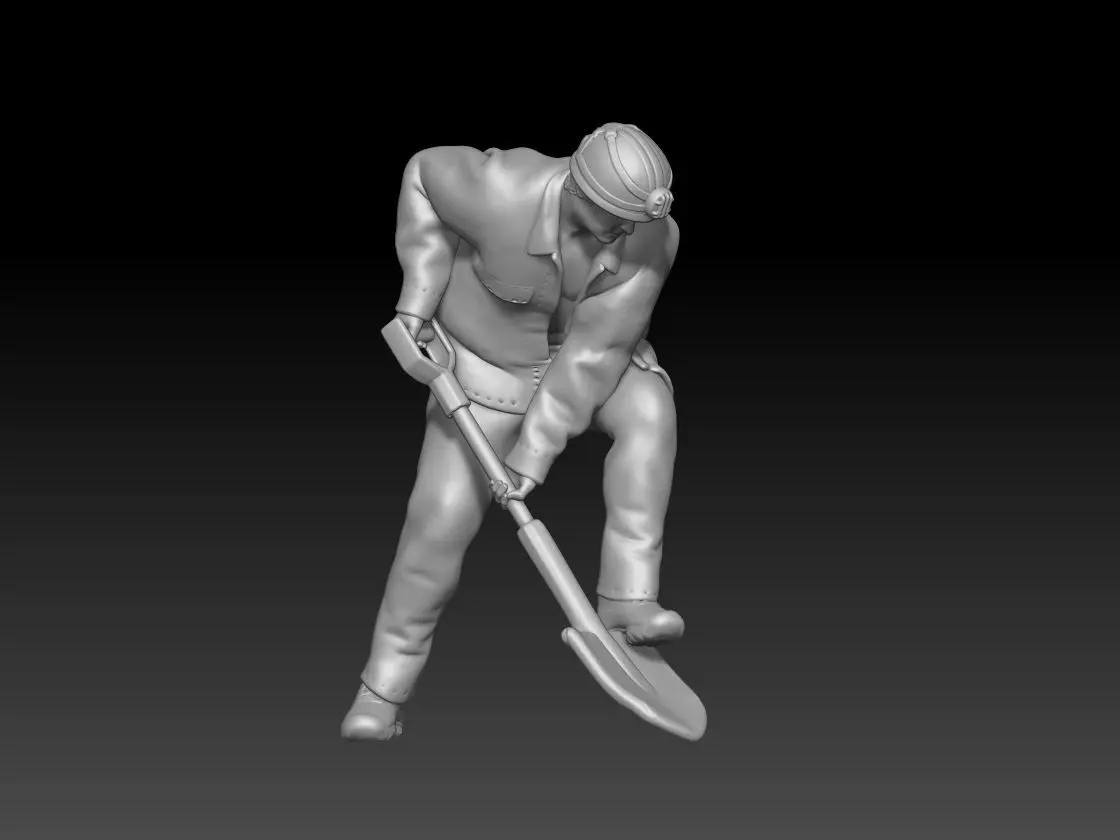miners man 5 3D print model