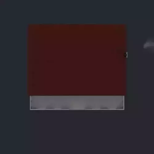 small house with smoke