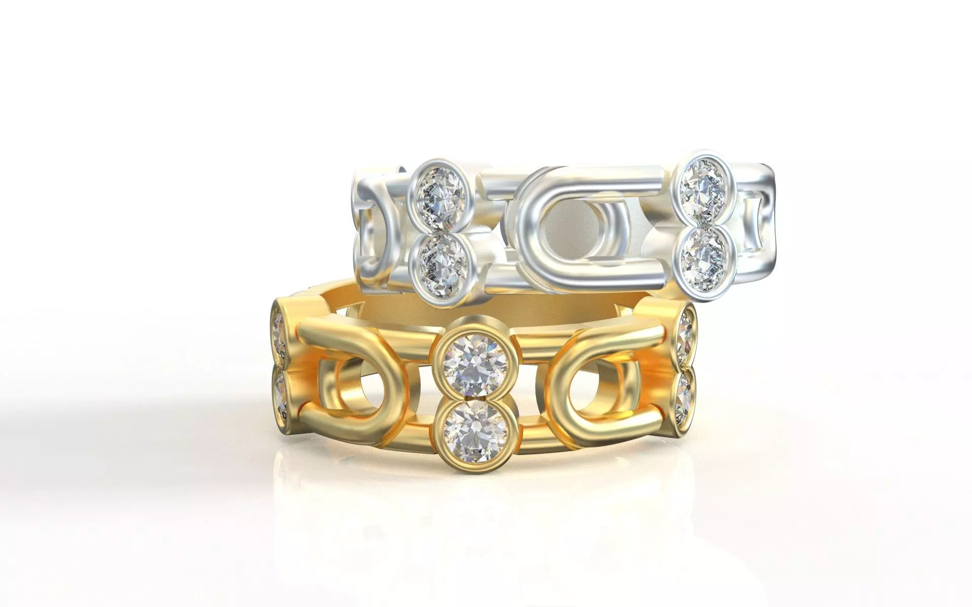 Fashion Ring 3D Model 3D print 3D print model