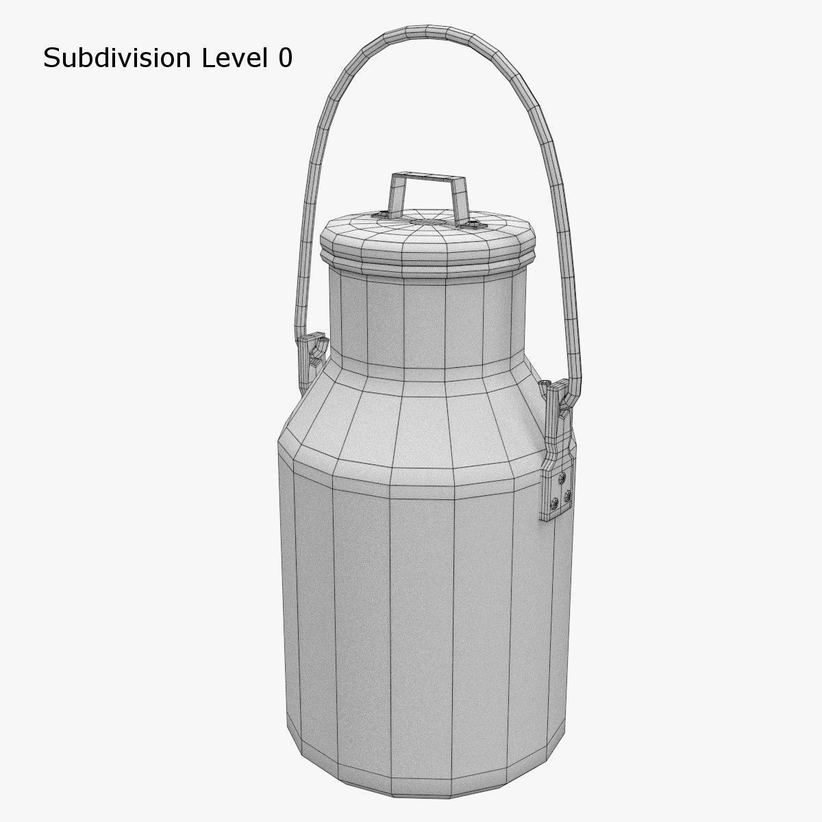 Milk Can 3D model_6