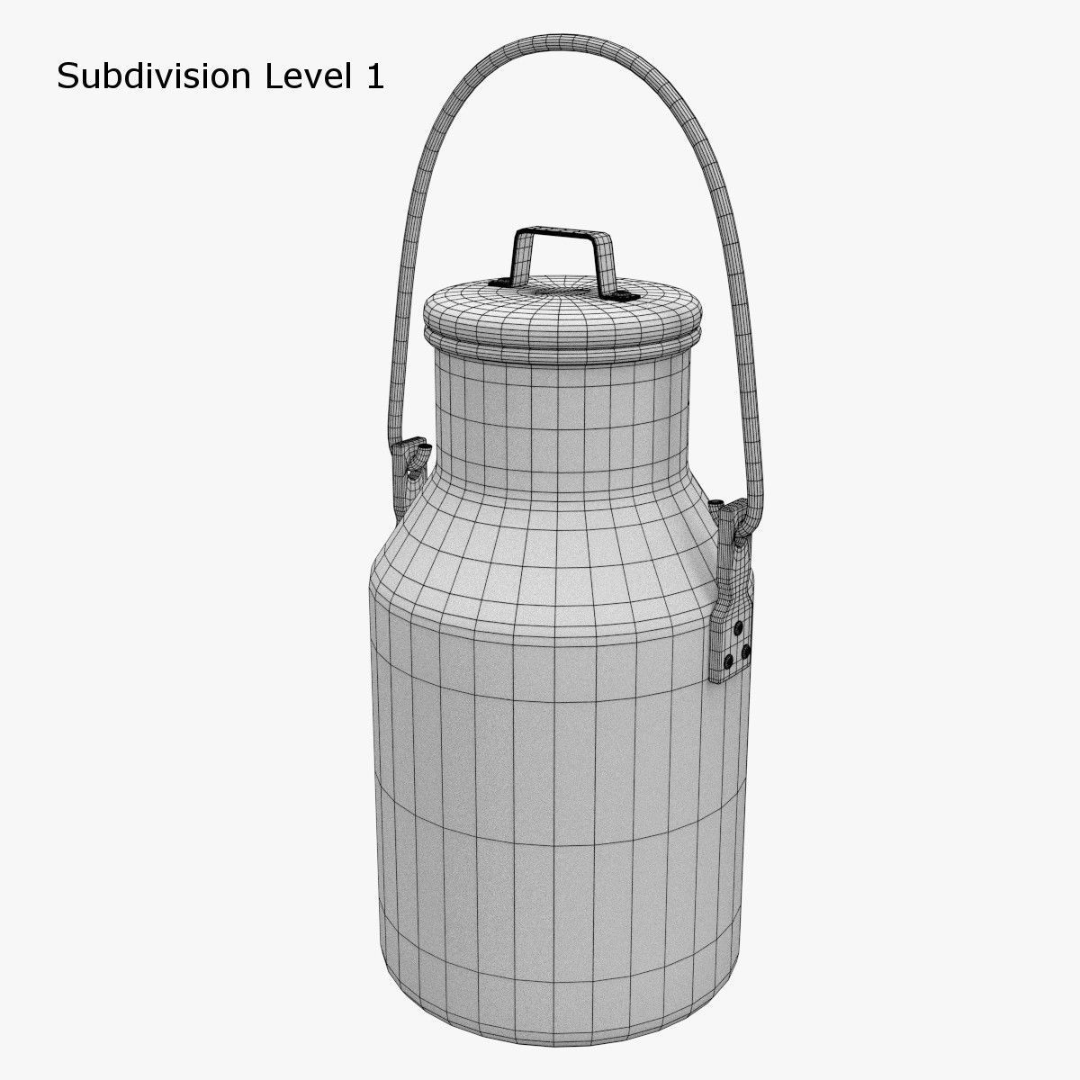 Milk Can 3D model_7