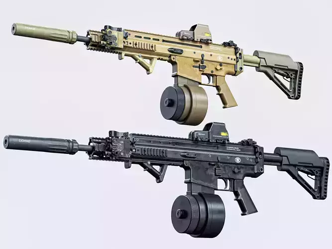 Modular tactical MK17 FN SCAR-H