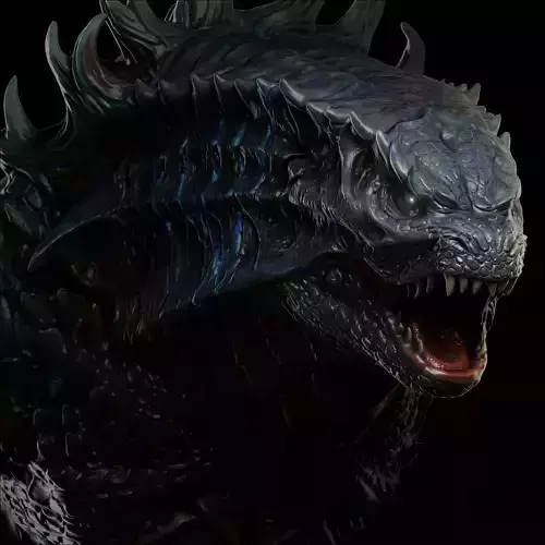 godzilla bust