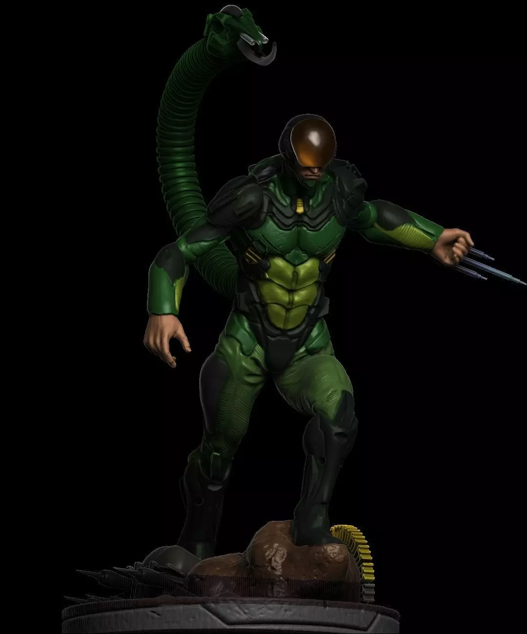 scorpion scifi costume 3D print model