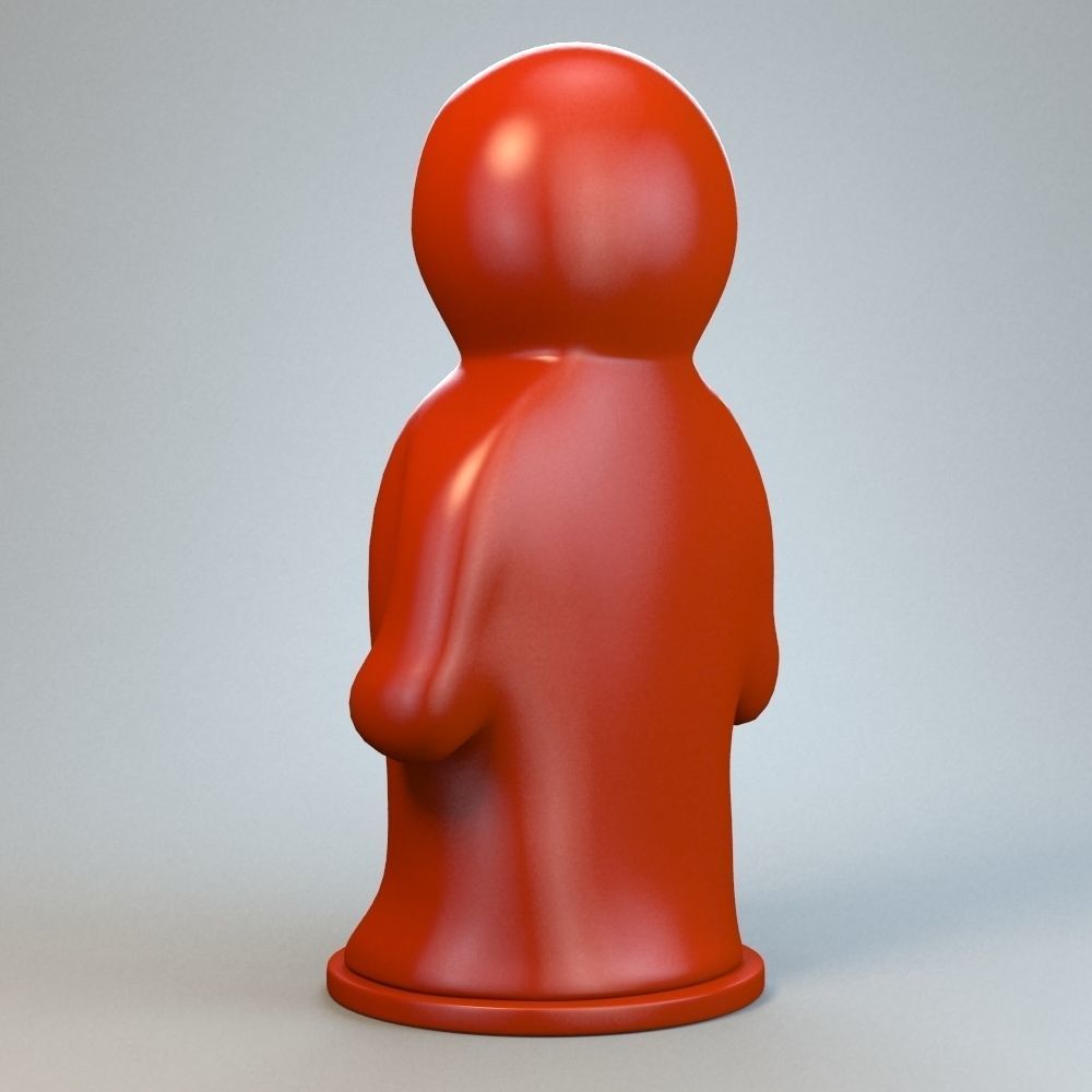 Model of a high detail Figurine Print P 3D print model_6