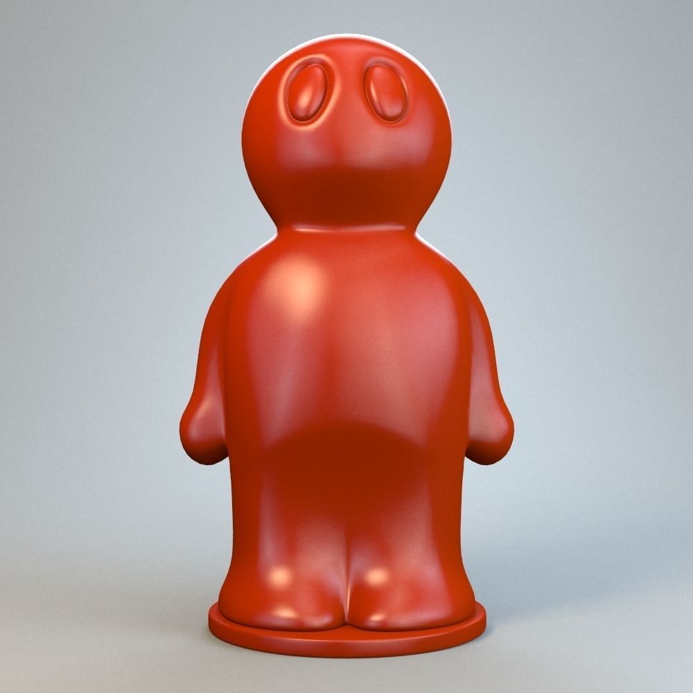 Model of a high detail Figurine Print P 3D print model_4