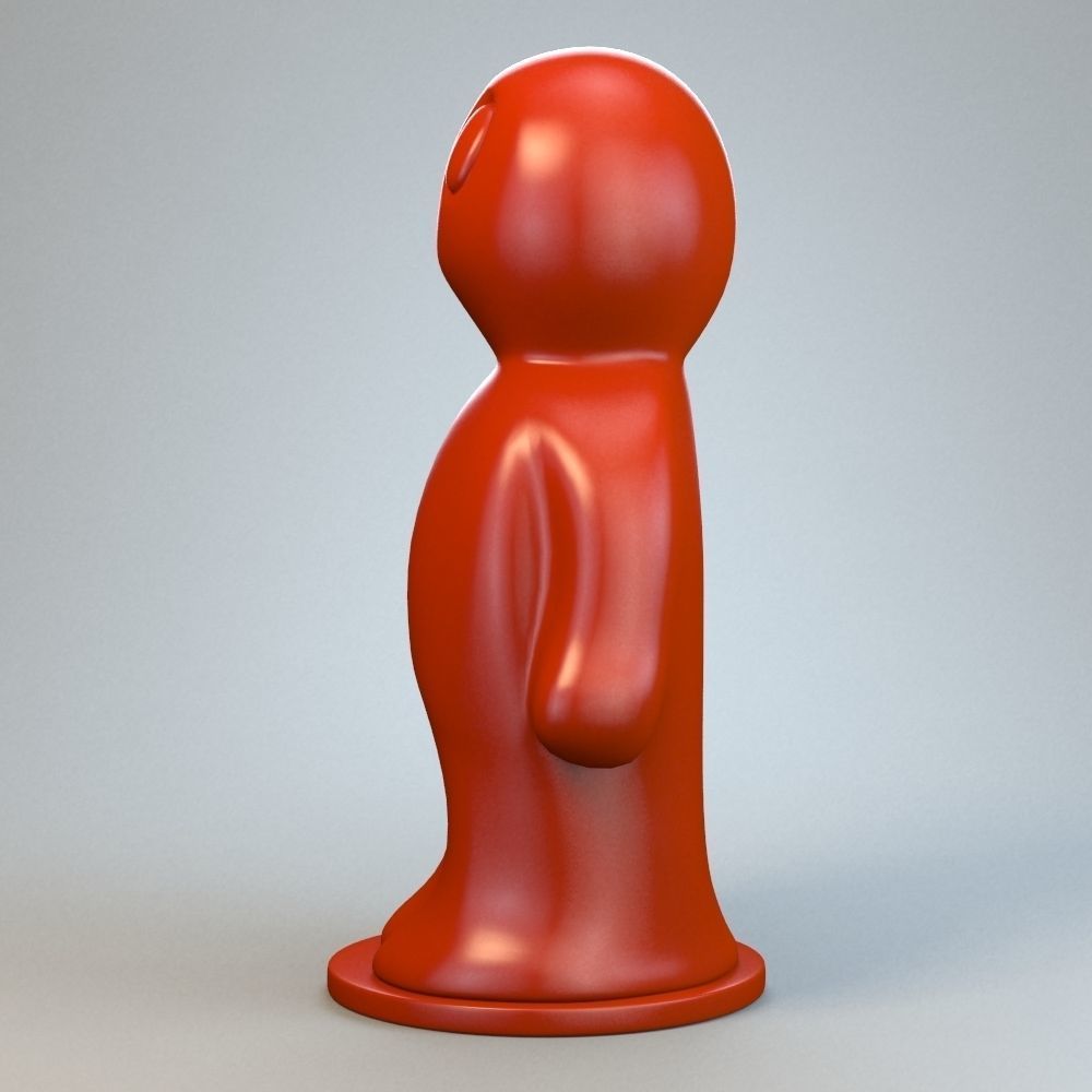 Model of a high detail Figurine Print P 3D print model_7