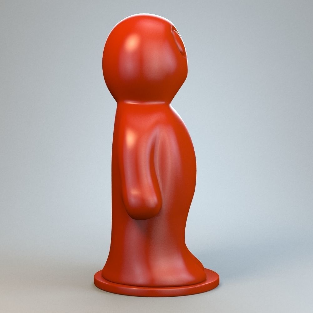 Model of a high detail Figurine Print P 3D print model_5