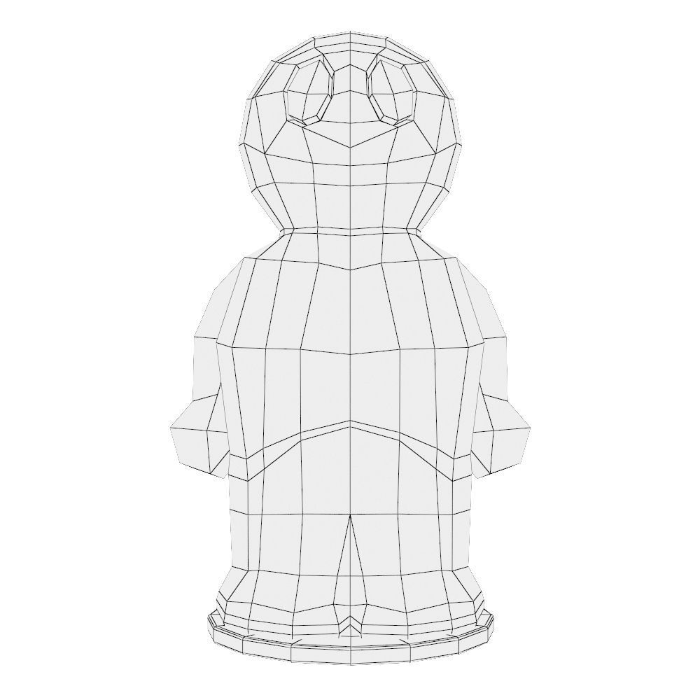 Model of a high detail Figurine Print P 3D print model_9