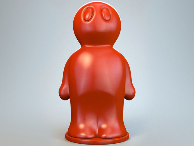 Model of a high detail Figurine Print P 3D print model