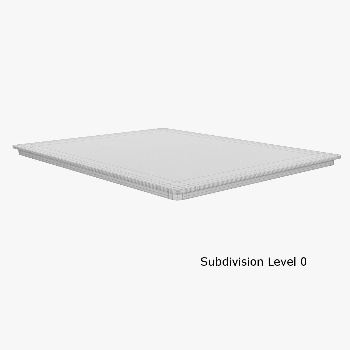 Induction Cooktop 3D model_4