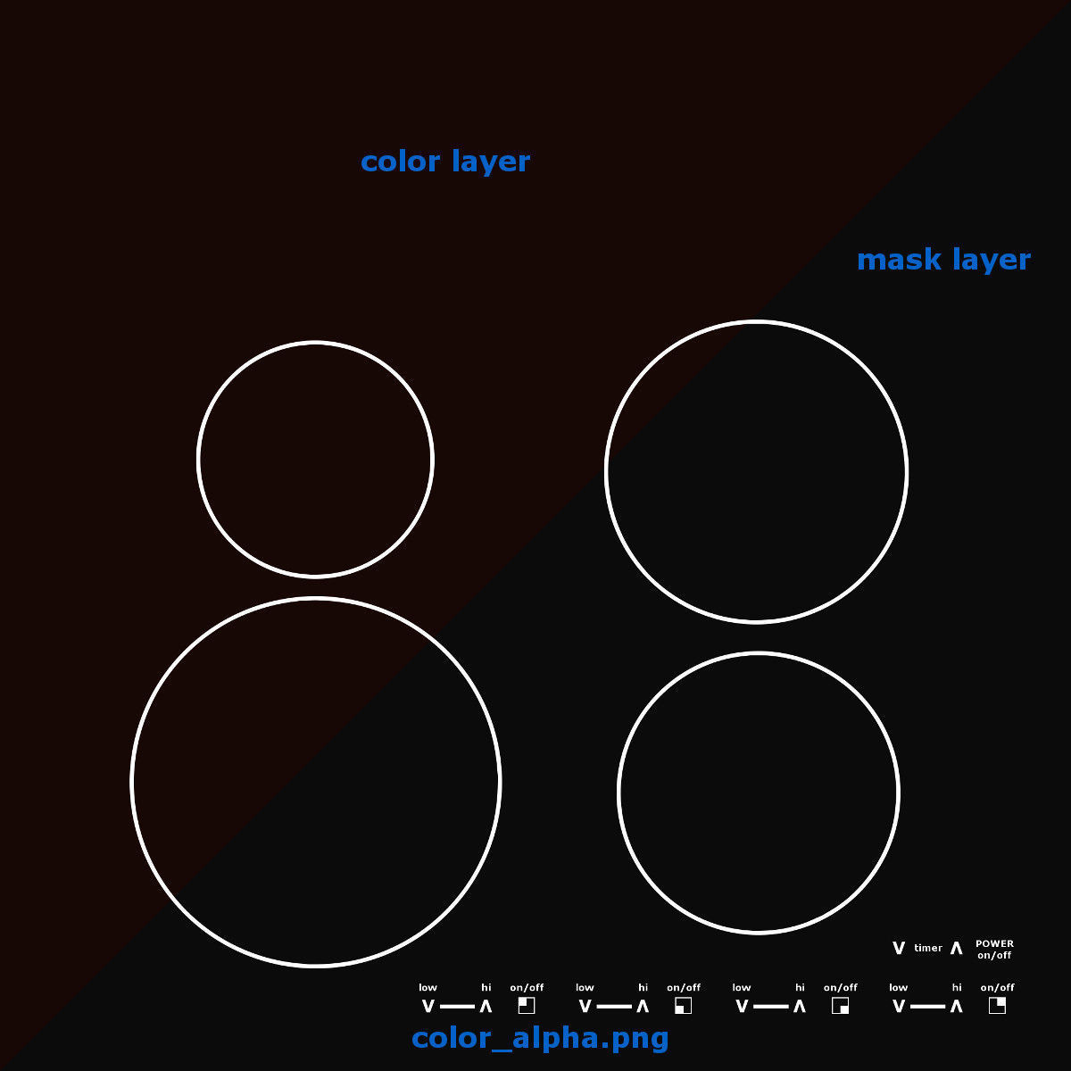 Induction Cooktop 3D model_8