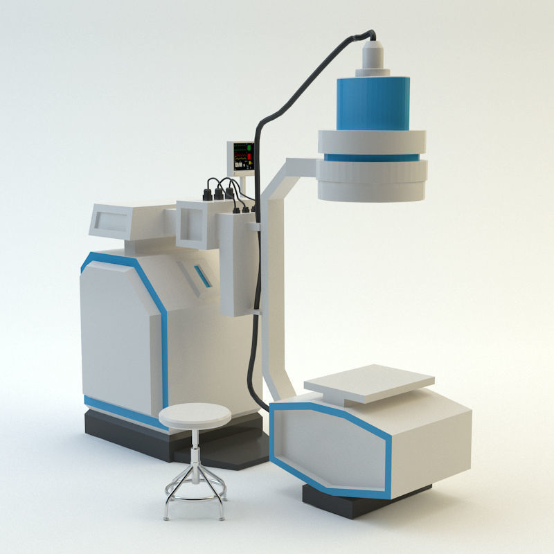 Lab equipment set 3 3D model_15