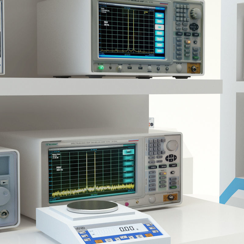 Lab equipment set 3 3D model_22