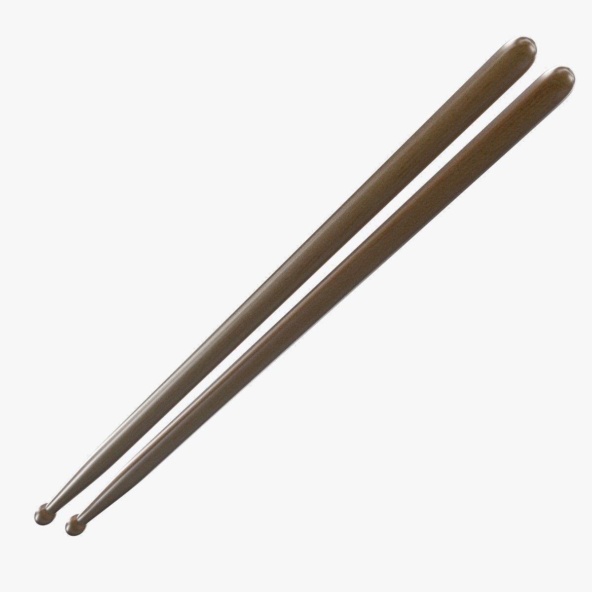 Drum Sticks 3D model_2