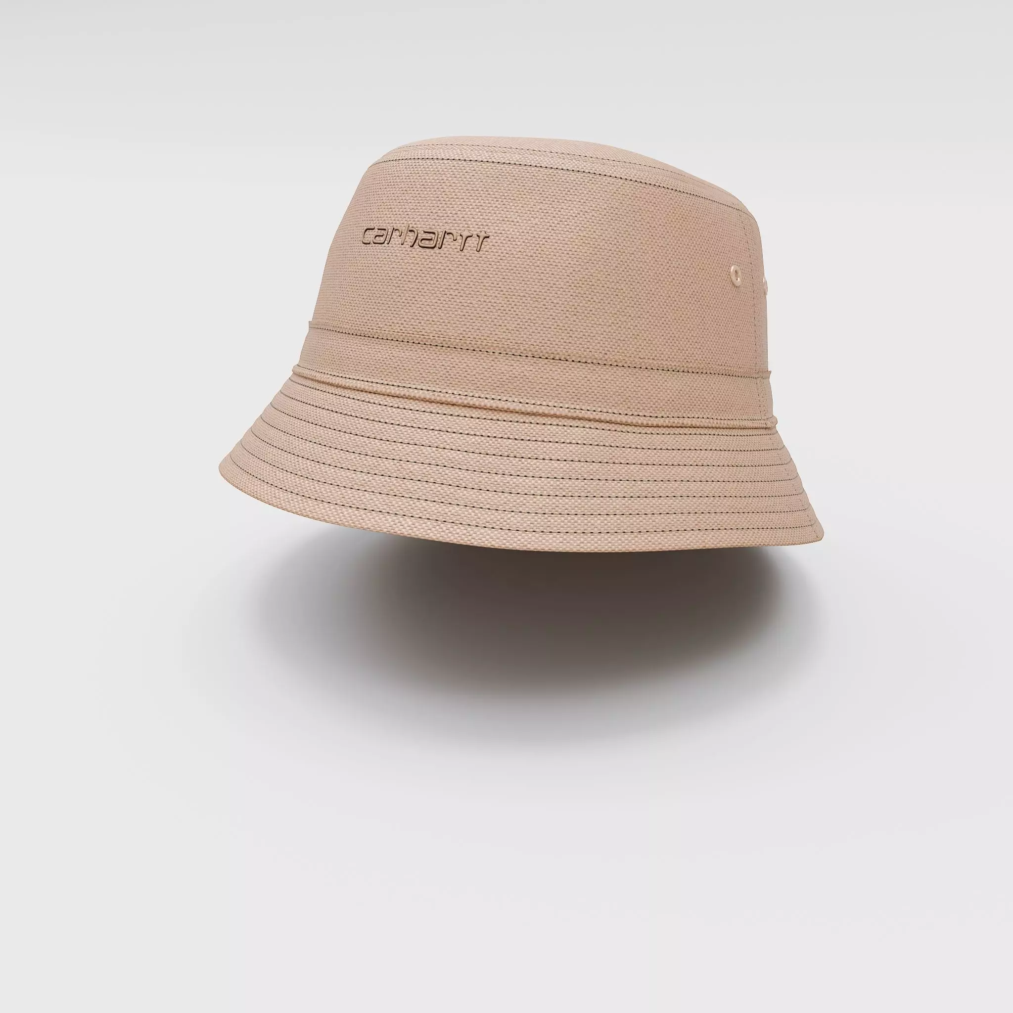 CARHARTT Script Bucket Hat Brown Low-poly 3D model