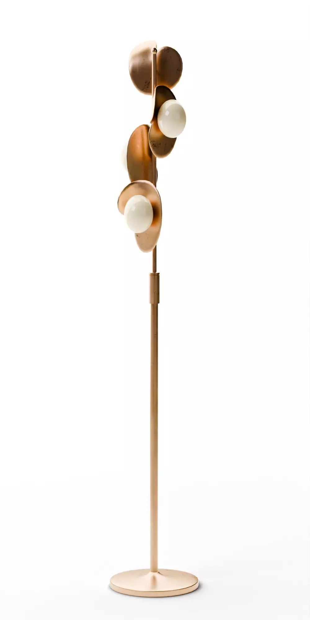 Charli Floor Lamp By Anthropologie in Yellow Low-poly 3D model