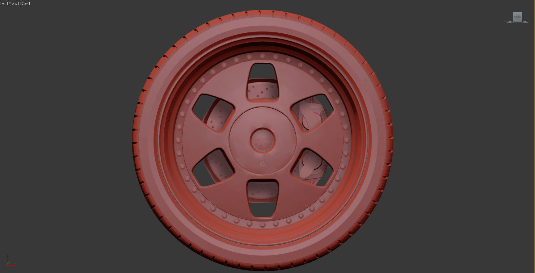 MAE and Tire Michelin Pilot Super Sport Low-poly 3D model_21