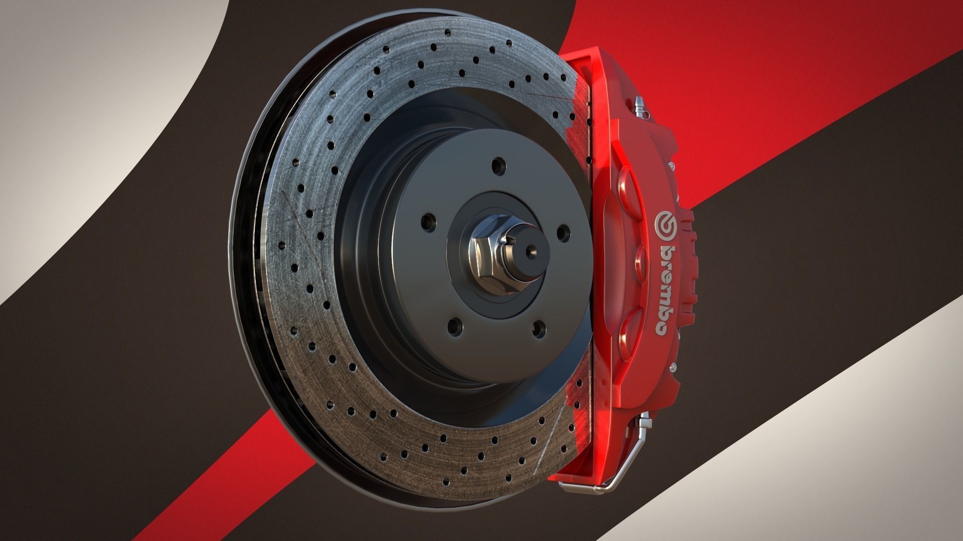 MAE and Tire Michelin Pilot Super Sport Low-poly 3D model_9