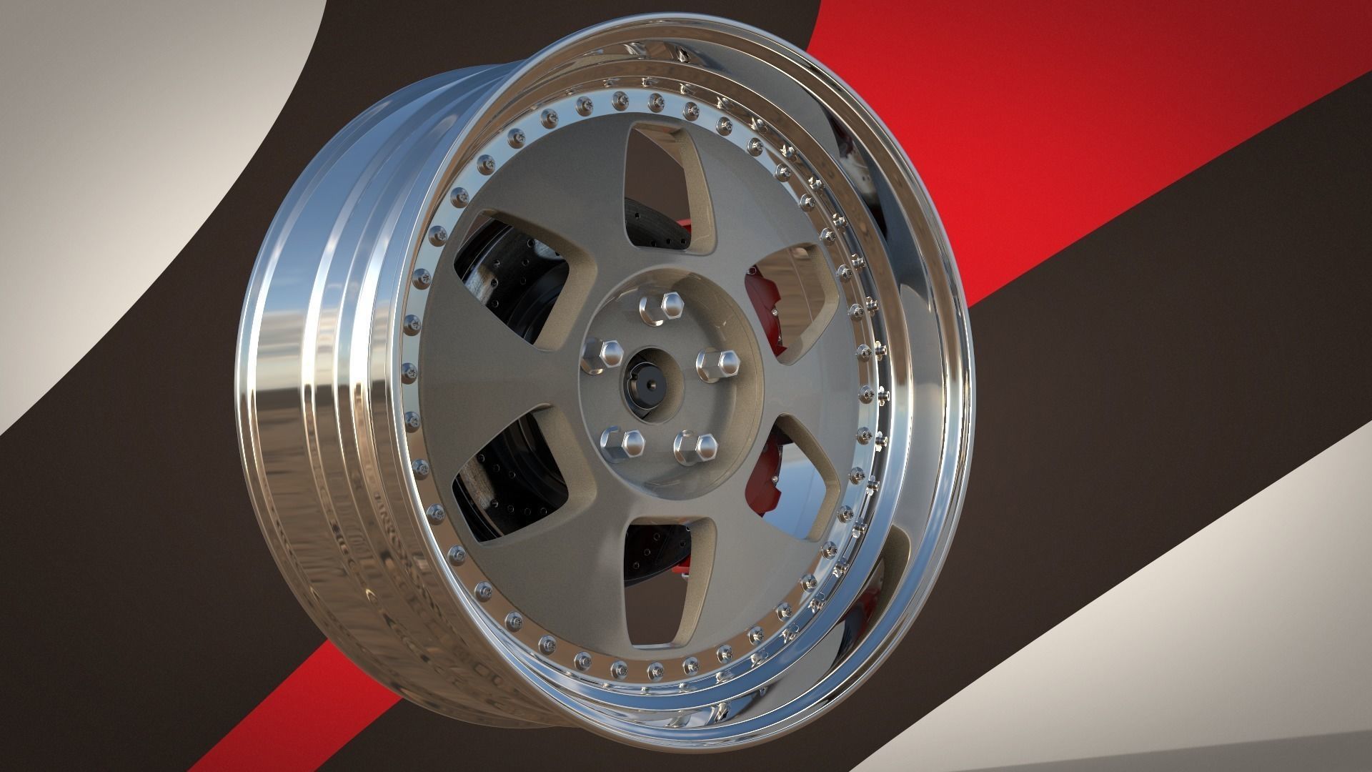 MAE and Tire Michelin Pilot Super Sport Low-poly 3D model_4