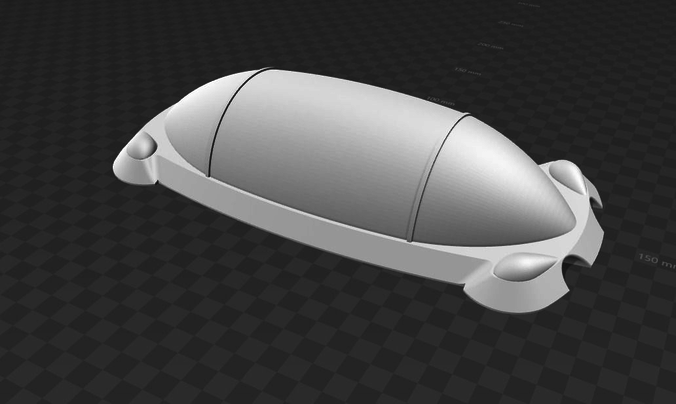 Futurist Car Free 3D print model