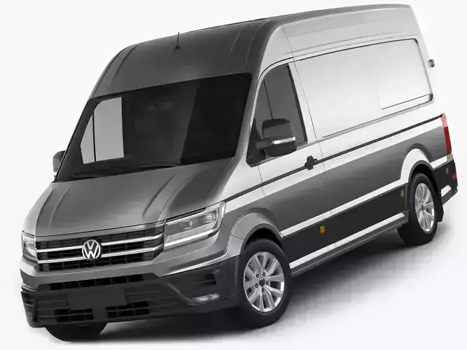 VW Crafter II 2017 L1H2 panel van 3D model