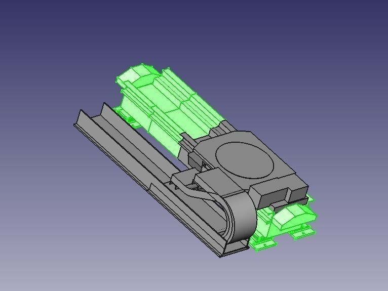 base for walking Kuka Robots 7th DOF of robot KR30 Krc2 Low-poly 3D model_2