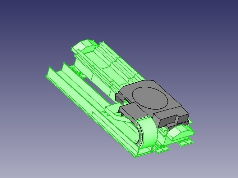 base for walking Kuka Robots 7th DOF of robot KR30 Krc2 Low-poly 3D model_8