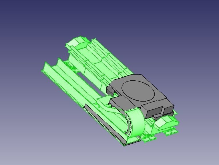 base for walking Kuka Robots 7th DOF of robot KR30 Krc2 Low-poly 3D model_7