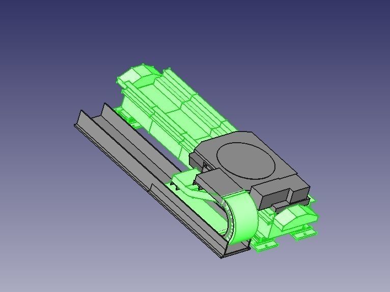 base for walking Kuka Robots 7th DOF of robot KR30 Krc2 Low-poly 3D model_4