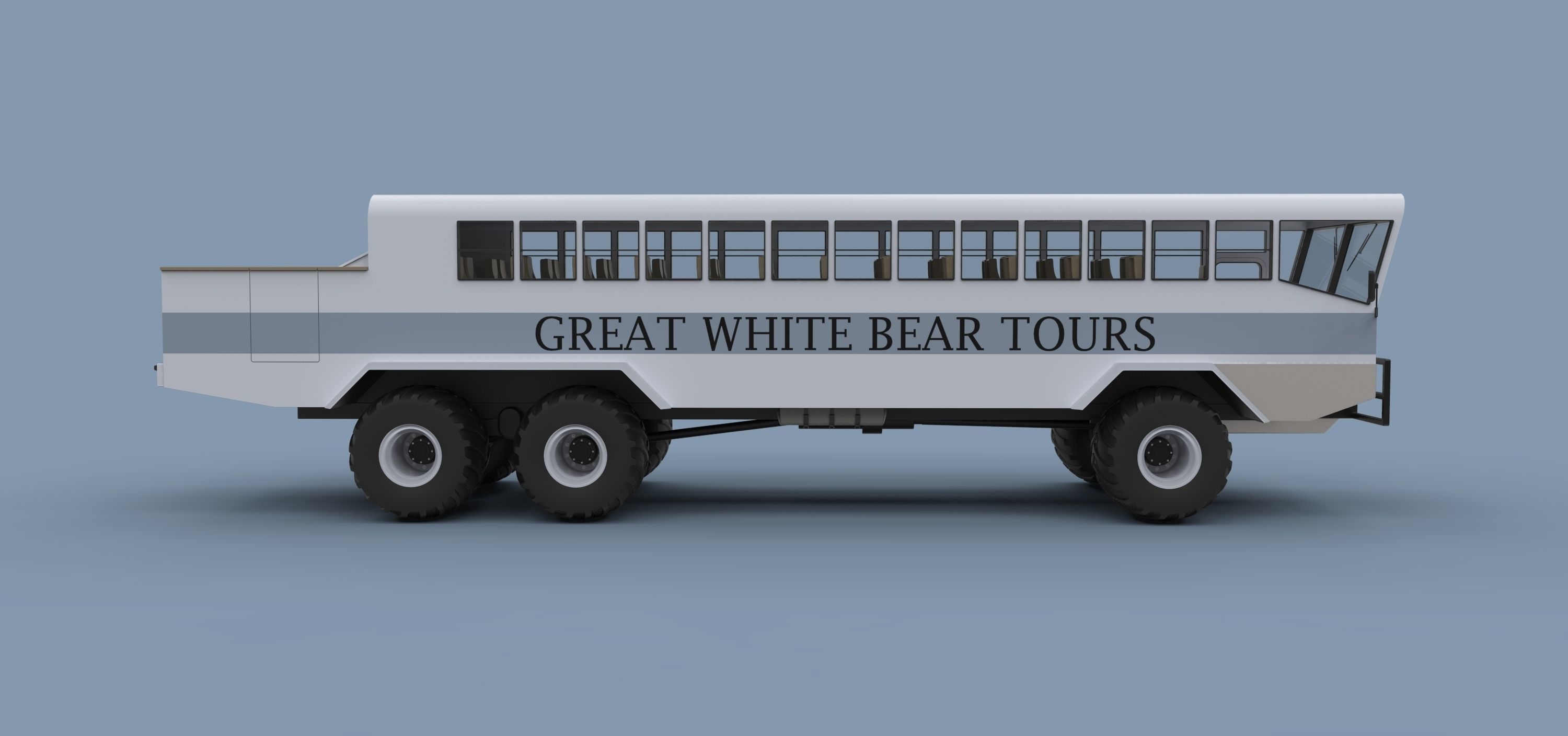 Polar rover 3D model_6