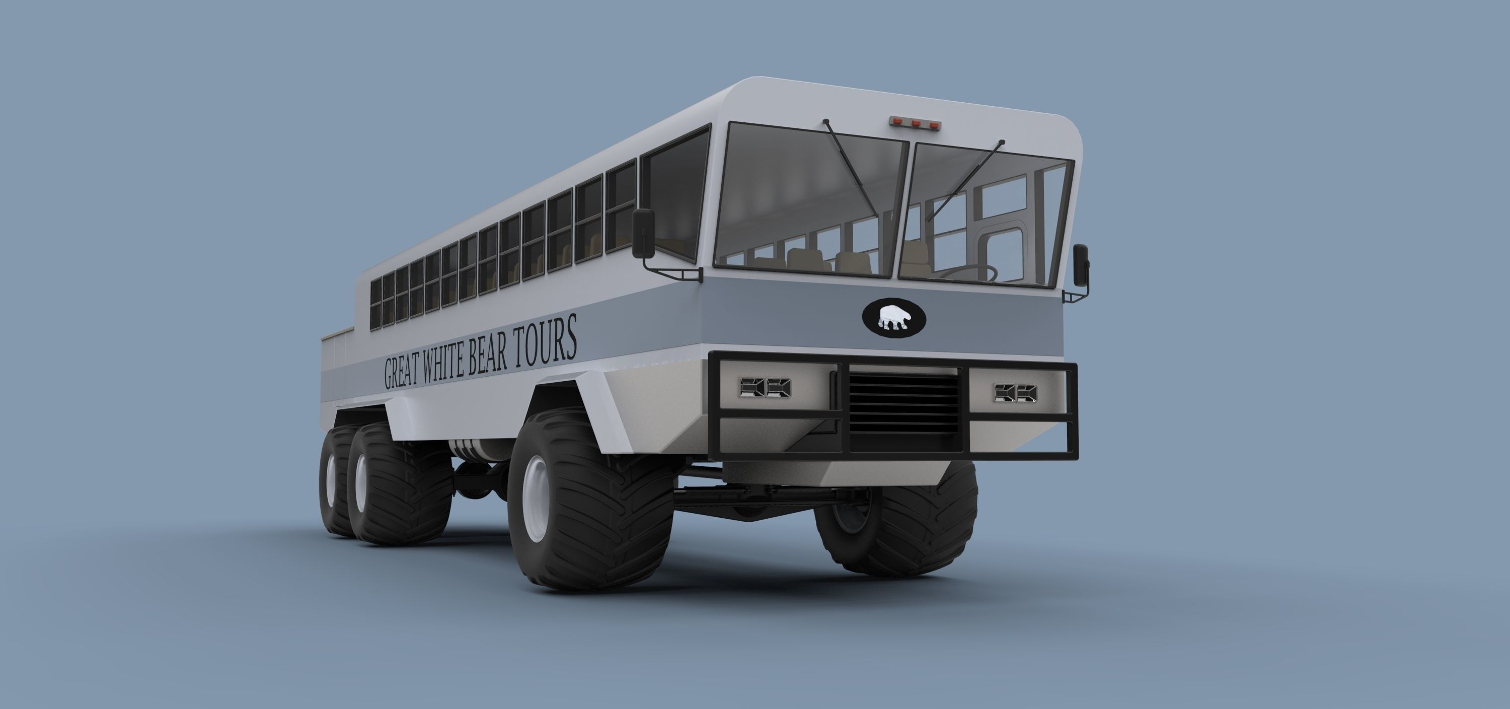 Polar rover 3D model_3