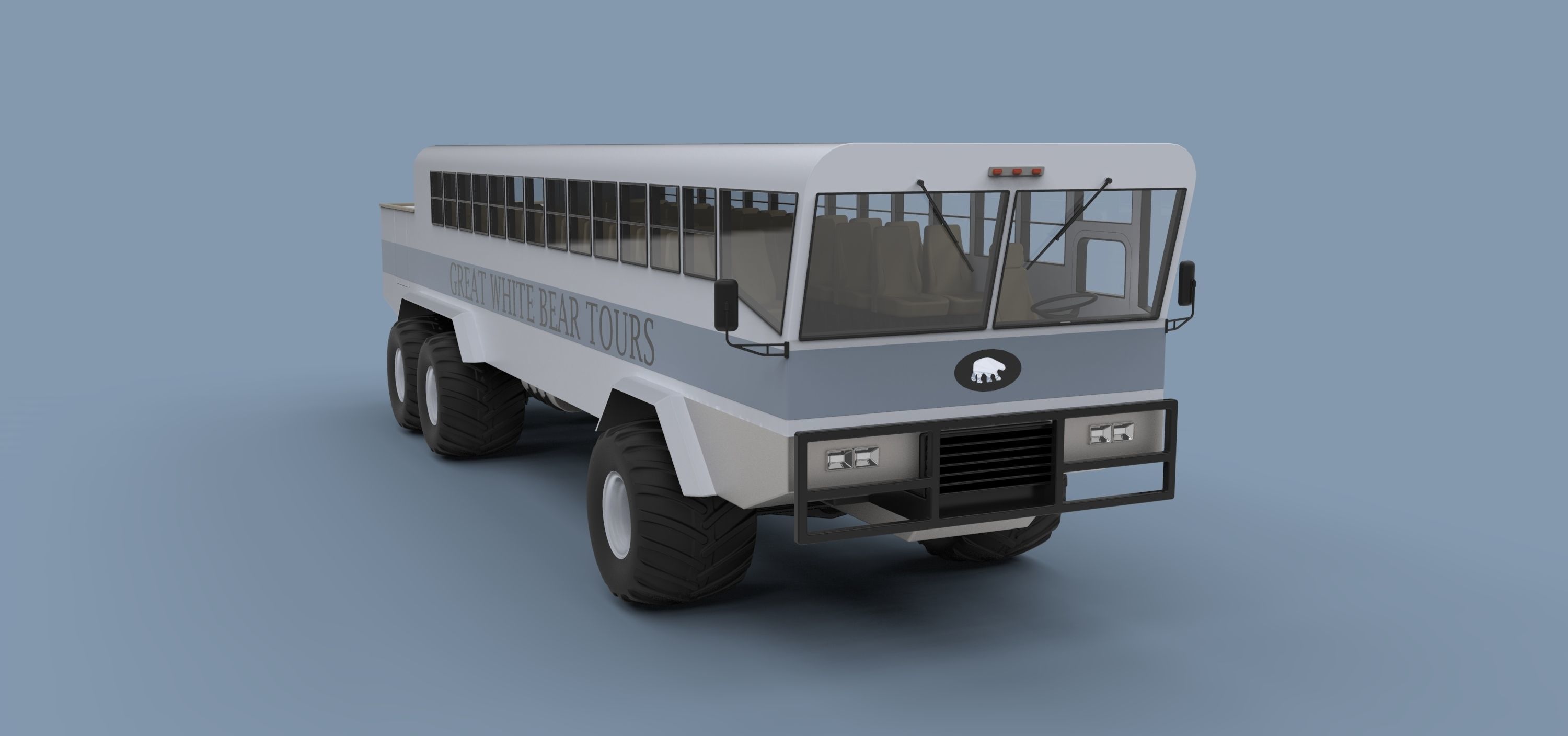 Polar rover 3D model_2
