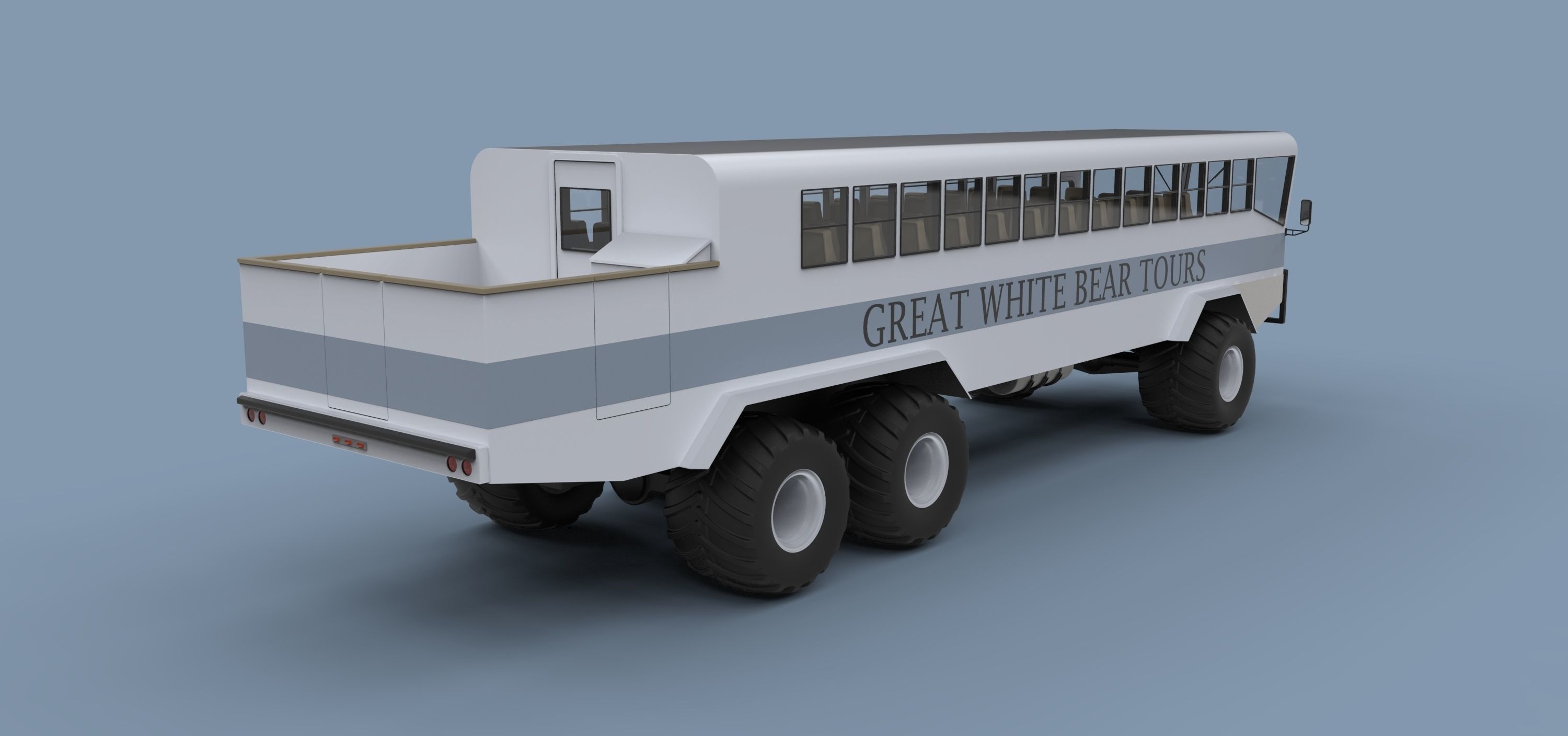 Polar rover 3D model_9
