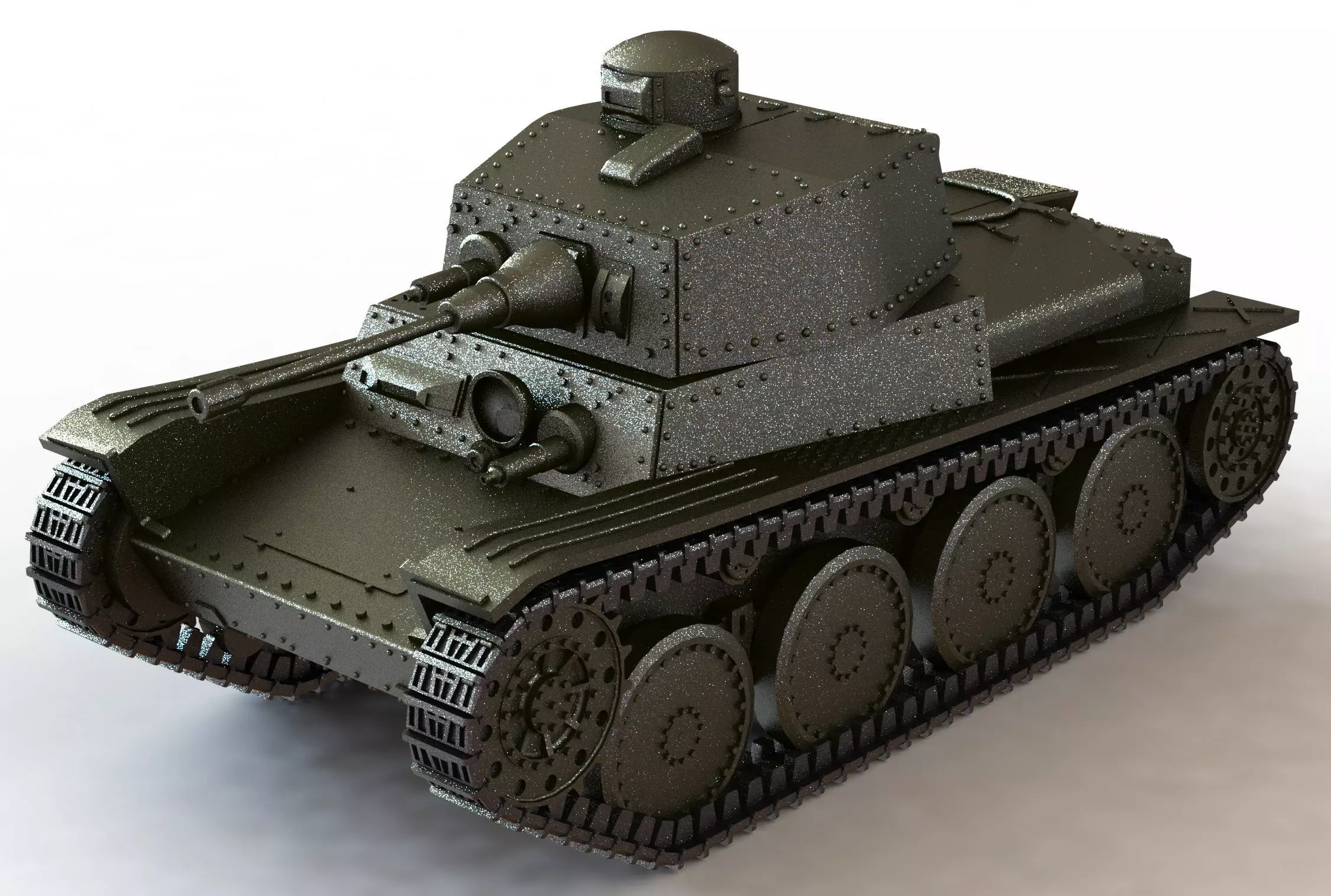 Tank PZW 39 3D print model
