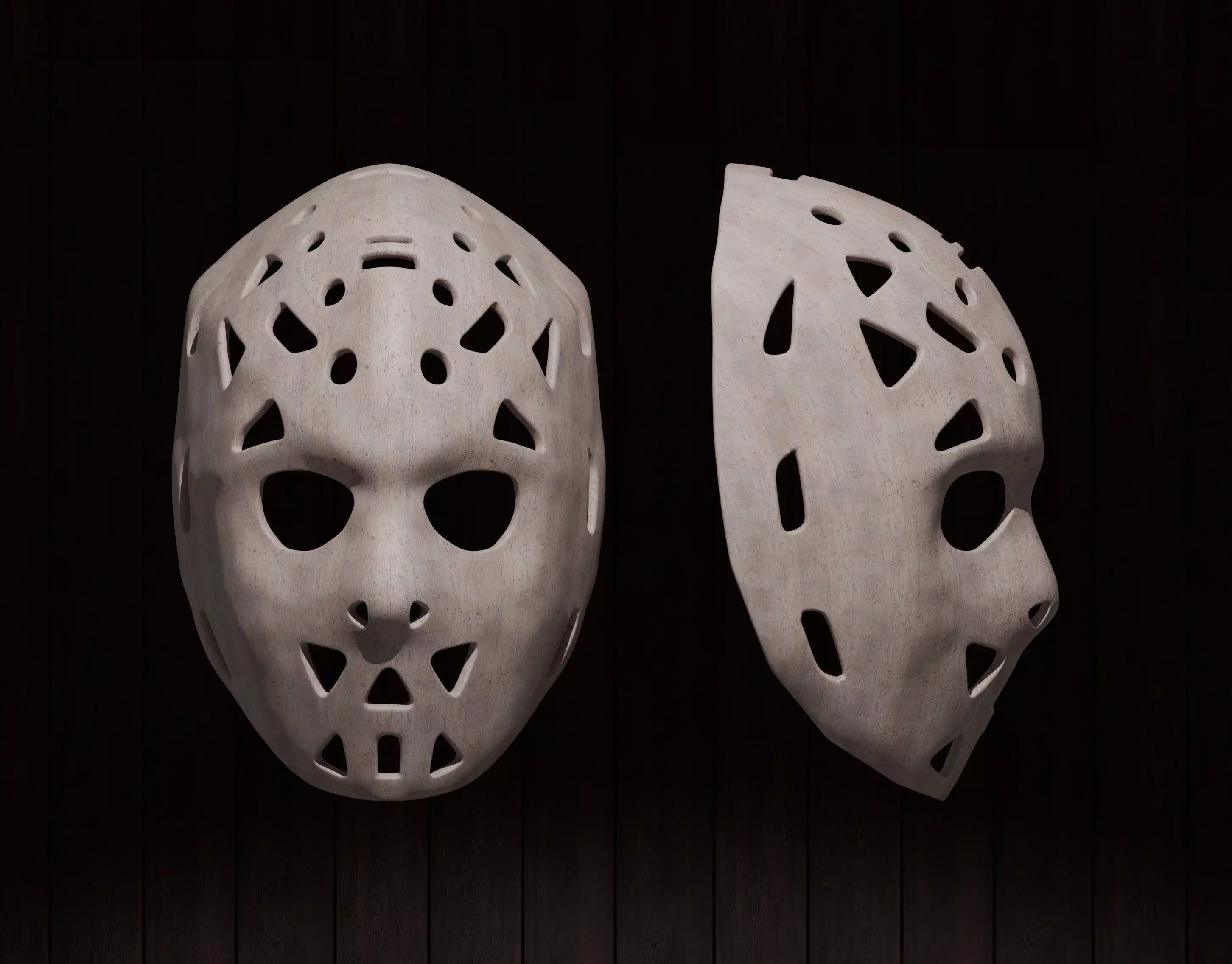 Dave Dryden Hockey Mask 3D print model