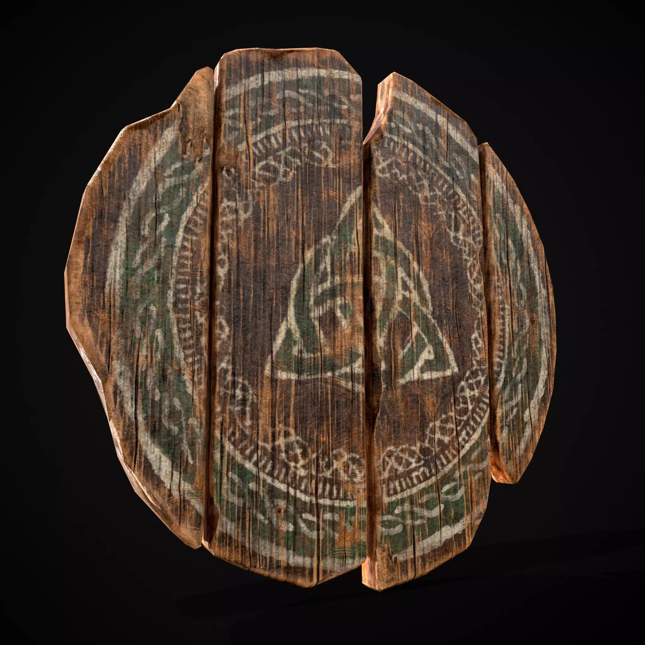 Celtic Triquetra Coat of Arms Low-poly 3D model