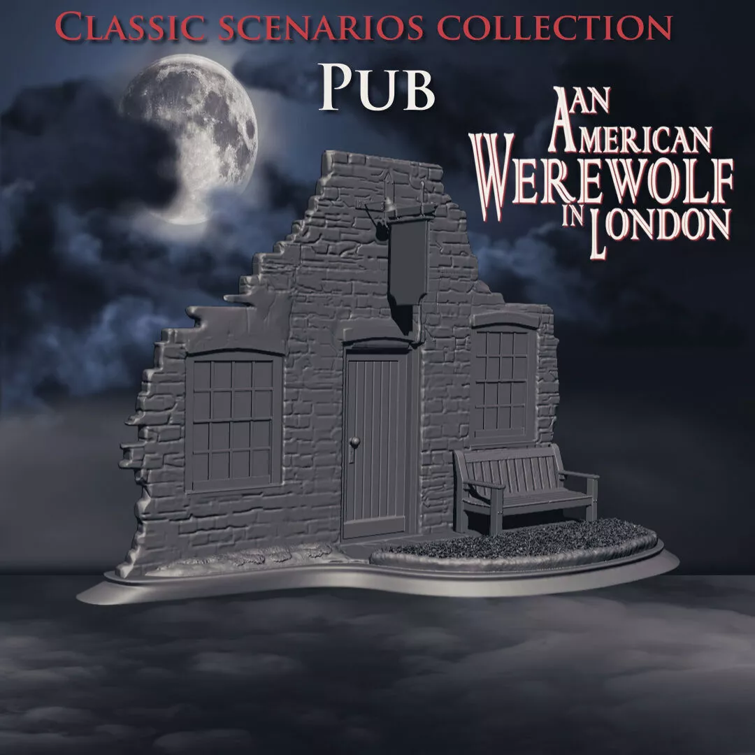American Werewolf Pub in London 3D print model