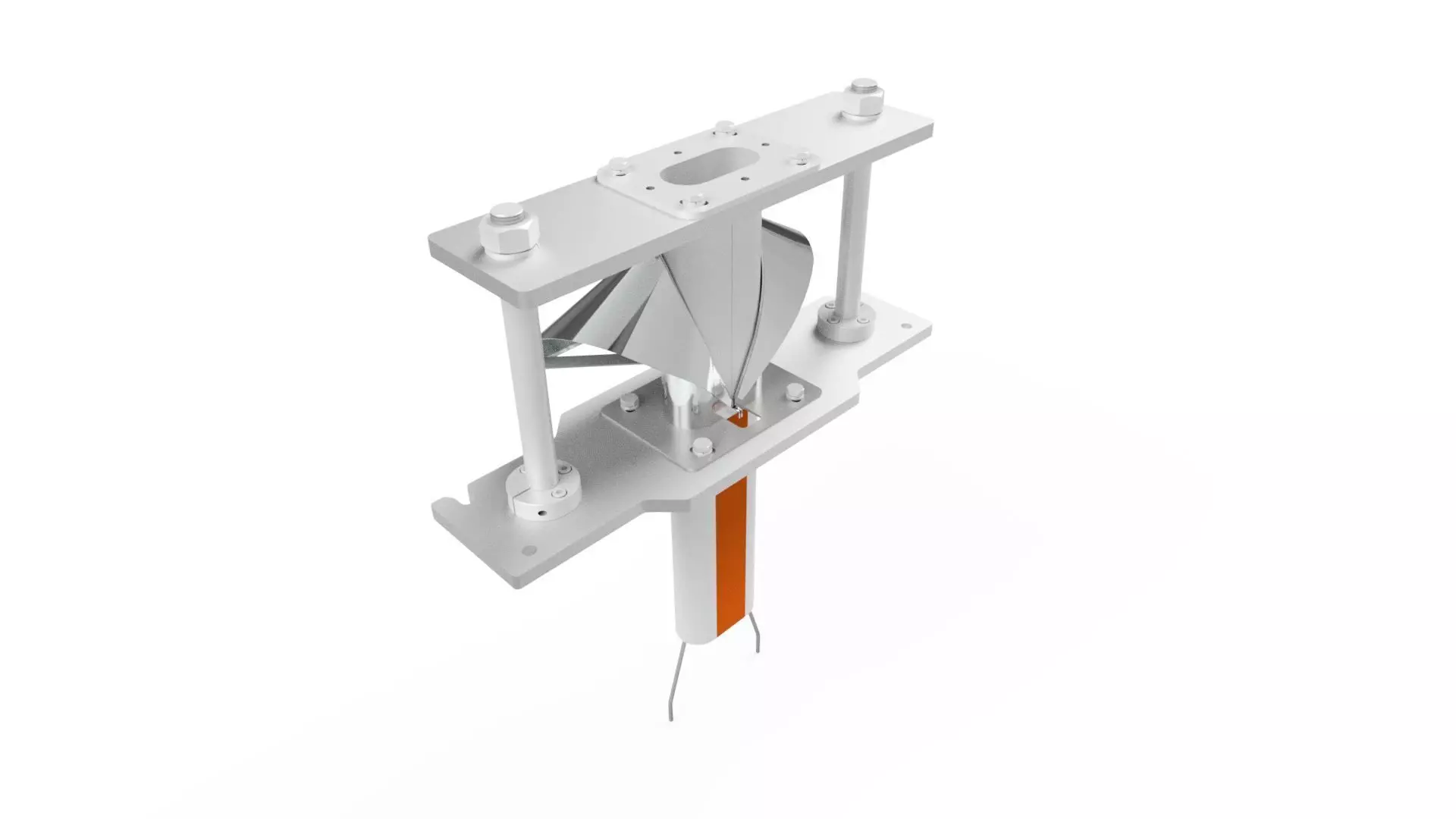 Horizontal Oval Forming Set in Packaging Machine 3D model