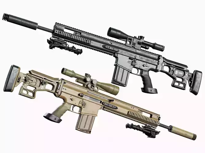 Modular tactical sniper MK 17 FN SCAR-H